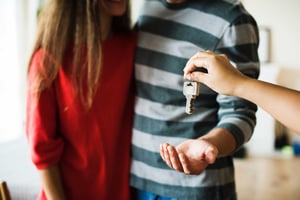 landlord giving keys insurance