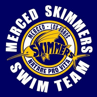 Merced Skimmers Swim Team Logo